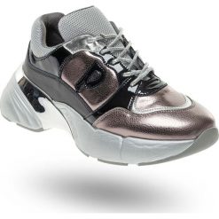 SNEAKERSY PINKO. Szare sneakersy damskie Pinko, ze skóry. Za 665,40 zł.