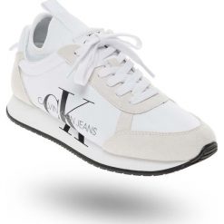 SNEAKERSY JOSSLYN Calvin Klein Jeans. Białe sneakersy damskie z jeansu. Za 407,40 zł.
