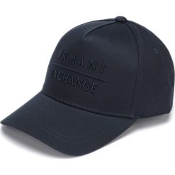 Armani Exchange Czapka z daszkiem Niebieski. Niebieskie czapki męskie Armani Exchange, bez wzorów, z bawełny. Za 237,95 zł.