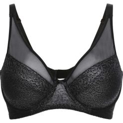 Biustonosz minimizer bonprix czarno-srebrny. Czarne biustonosze marki bonprix. Za 54,99 zł.