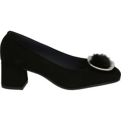 Czółenka - N852 CAM NERO. Czarne buty ślubne damskie Venezia, ze skóry. Za 439,00 zł.