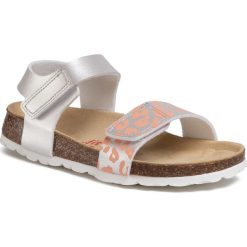 Sandały SUPERFIT - 6-00123-10 S Weiss. Szare sandały dziewczęce Superfit, ze skóry ekologicznej, bez zapięcia. Za 159,00 zł.