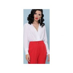 Bluzka,body IRINA. Czerwone bluzki damskie Martino demi, xl, bez wzorów, bez kołnierzyka, bez rękawów. Za 349,00 zł.