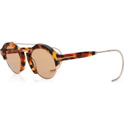 Tom Ford Okulary "Farrah". Okulary przeciwsłoneczne męskie Tom Ford, z materiału, okrągłe. Za 649,00 zł.