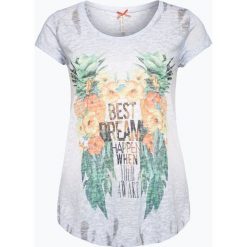 T-shirty damskie: Key Largo – T-shirt damski – Tropical, niebieski