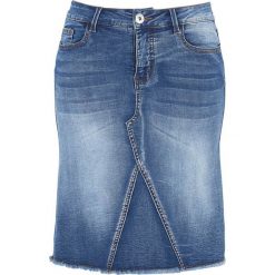 Cellbes Rozciągliwa spódnica dżinsowa denim blue female niebieski 54. Niebieskie spódniczki damskie Cellbes, z tkaniny, eleganckie. Za 179,00 zł.