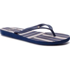 Japonki ROXY - ARJL100664 Ngl. Niebieskie klapki damskie Roxy, bez wzorów, z tworzywa sztucznego, bez obcasa. W wyprzedaży za 79,00 zł.