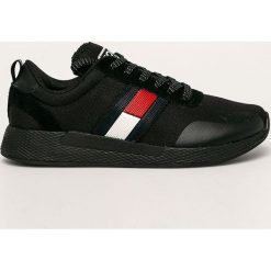 Tommy Jeans - Buty. Czarne buty sportowe damskie Tommy Jeans, bez wzorów, z jeansu, sportowe. Za 389,90 zł.