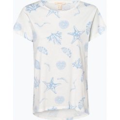 Esprit Casual - T-shirt damski, beżowy. Brązowe t-shirty damskie Esprit Casual, s, bez wzorów, z bawełny, casualowe, bez kołnierzyka. Za 39,95 zł.