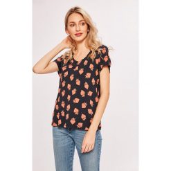 Scotch & Soda - Top. Niebieskie topy damskie marki Scotch & Soda, s, z bawełny, z okrągłym kołnierzem. W wyprzedaży za 139,90 zł.