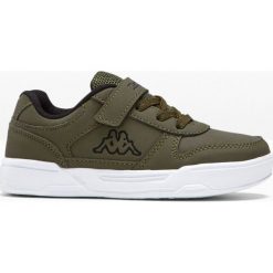 Sneakersy Kappa bonprix oliwkowy. Pomarańczowe buty dziewczęce sportowe bonprix, bez wzorów, bez zapięcia. Za 99,99 zł.