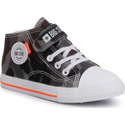 Sneakersy BIG STAR - FF374125 White/Black. Szare trampki chłopięce BIG STAR, bez wzorów, ze skóry ekologicznej, retro, bez zapięcia. Za 119,00 zł.