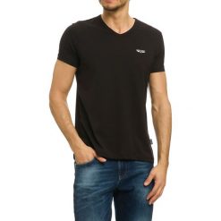 T-shirty męskie z nadrukiem: T-shirt w kolorze czarnym