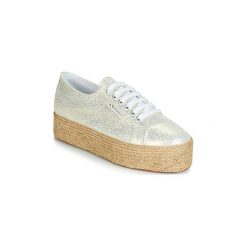 Buty Superga 2790 JERSEY FROST LAME W. Szare trampki i tenisówki damskie Superga, bez wzorów, z jersey, bez zapięcia. Za 439,00 zł.