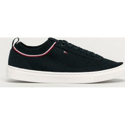 Tommy Hilfiger - Tenisówki. Niebieskie trampki i tenisówki damskie TOMMY HILFIGER, bez wzorów, z gumy, na sznurówki. Za 359,90 zł.