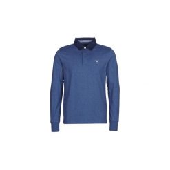 Koszulki polo z długim rękawem Gant THE ORIGINAL HEAVY RUGGER. Niebieskie koszulki męskie GANT, s, bez wzorów, z długim rękawem. Za 328,30 zł.