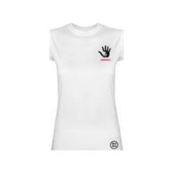 Tshirt SIEMASZ. Białe t-shirty damskie marki Dzadzu by olga wawrzyniak, l. Za 63,20 zł.