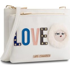 Torebka LOVE MOSCHINO - JC4274PP06KJ0100 Bianco. Białe listonoszki damskie marki Love Moschino, ze skóry ekologicznej. W wyprzedaży za 409,00 zł.