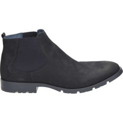 Botki męskie - 621 NAB BLU. Czarne botki męskie Venezia, z gumy. Za 219,00 zł.