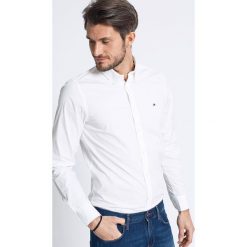 Tommy Hilfiger - Koszula Stretch Poplin. Niebieskie koszule męskie TOMMY HILFIGER, m, bez wzorów, z elastanu, eleganckie, button down, z długim rękawem. W wyprzedaży za 239,90 zł.