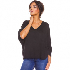 Sweter "Sisi" w kolorze czarnym. Czarne swetry klasyczne damskie marki So Cachemire, s, z kaszmiru. W wyprzedaży za 165,95 zł.