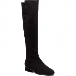 Kozaki STUART WEITZMAN - Eloise 30 YL96226 Black Suede. Czarne kowbojki damskie Stuart Weitzman, z materiału, na obcasie. Za 3309,00 zł.