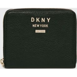 Dkny - Portfel skórzany. Czarne portfele damskie DKNY, bez wzorów, z poliesteru. Za 519,90 zł.