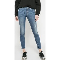 Miss Sixty - Jeansy. Niebieskie jeansy damskie skinny marki Miss Sixty, z elastanu, z obniżonym stanem. W wyprzedaży za 219,90 zł.