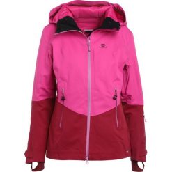 Salomon GUARD Kurtka snowboardowa rose red. Czerwone kurtki damskie Salomon, xl, z poliesteru, narciarskie. W wyprzedaży za 1343,20 zł.