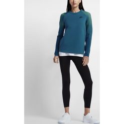 Bluzka Nike W NSW Tech Fleece Crew (809537-301). Czarne bluzy damskie Nike, na jesień, bez wzorów, z bawełny, bez rękawów, bez kaptura. Za 296,99 zł.