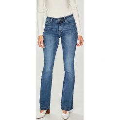 Answear - Jeansy. Niebieskie jeansy damskie marki ANSWEAR, s. W wyprzedaży za 99,90 zł.