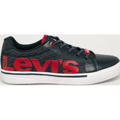 Levi's - Tenisówki dziecięce. Niebieskie trampki chłopięce Levi's®, bez wzorów, z gumy, z okrągłym noskiem, na sznurówki. Za 219,90 zł.