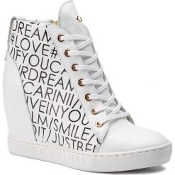 Sneakersy CARINII - B4930/L L46-000-000-B88. Białe półbuty damskie Carinii, ze skóry. W wyprzedaży za 339,00 zł.