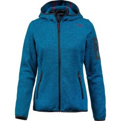 Kurtka polarowa w kolorze niebieskim. Niebieskie kurtki damskie marki Ski- & Outdoor, bez wzorów, z dzianiny, bez rękawów, bez kaptura. W wyprzedaży za 112,95 zł.
