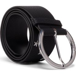 Pasek Damski LIU JO - Cintura Cm5 Star AA0285 E0058 Nero 22222. Czarne paski damskie Liu Jo, w paski, ze skóry, retro. W wyprzedaży za 179,00 zł.