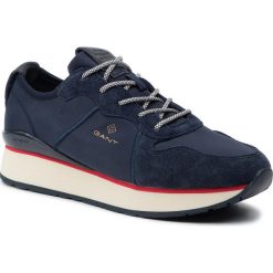 Sneakersy GANT - Linda 19537878 Marine G69. Niebieskie półbuty damskie GANT, z zamszu. Za 399,00 zł.