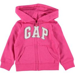 Bluza w kolorze jasnoróżowym. Różowe bluzy niemowlęce Gap Kids, z aplikacjami, z bawełny, bez rękawów, bez kaptura. W wyprzedaży za 82,95 zł.