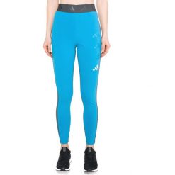 Adidas Performance The Pack Legginsy Niebieski. Niebieskie spodnie damskie adidas Performance, s, z nadrukiem, z elastanu. Za 171,95 zł.