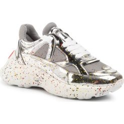 Sneakersy LOVE MOSCHINO - JA15476G08JE190A Specchiopu/Rete Arge. Szare półbuty damskie Love Moschino, ze skóry ekologicznej. Za 1039,00 zł.