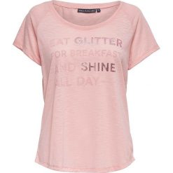 T-shirty damskie: T-shirt z okrągłym dekoltem i krótkim rękawem