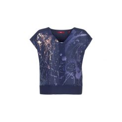 T-shirty z krótkim rękawem S.Oliver WEKKUO. Niebieskie t-shirty damskie S.Oliver, s. Za 143,20 zł.