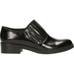 Półbuty GIGLIO. Czarne półbuty damskie skórzane marki Gino Rossi, eleganckie. Za 349,90 zł.