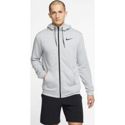 Nike Dri-FIT Bluza Szary. Szare bluzy męskie Nike, xxl, z nadrukiem, z poliesteru, bez kołnierzyka, bez rękawów, bez kaptura. Za 240,95 zł.