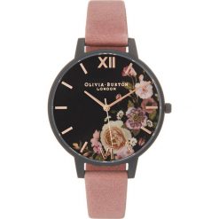 Zegarki damskie: Olivia Burton Zegarek rose suede/matte black