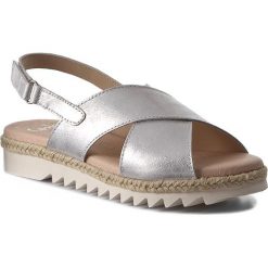 Espadryle CAPRICE - 9-28614-38 Silver Metal. 920. Szare espadryle damskie Caprice, bez wzorów, ze skóry, bez obcasa. W wyprzedaży za 129,00 zł.