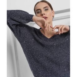Sweter oversize. Niebieskie swetry oversize damskie Orsay, xs, z dzianiny. Za 79,99 zł.