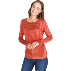 Scotch & Soda Koszulka Różowy Beżowy. Różowe koszulki damskie Scotch & Soda, l, w paski, z wiskozy, bez kołnierzyka, z długim rękawem. Za 221,95 zł.