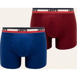 Levi's - Bokserki (2-pack). Czerwone bokserki męskie Levi's®, bez wzorów, z bawełny. Za 89,90 zł.
