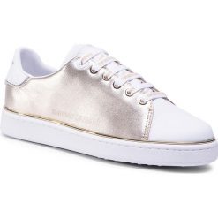 Sneakersy EMPORIO ARMANI - X3X103 XM530 N173 Gold/White/Gold. Żółte półbuty damskie Emporio Armani, ze skóry ekologicznej. Za 799,00 zł.