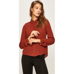 Vero Moda - Koszula. Czarne bluzki damskie Vero Moda, na co dzień, s, bez wzorów, z poliesteru, klasyczne, z klasycznym kołnierzykiem, z długim rękawem. W wyprzedaży za 59,90 zł.